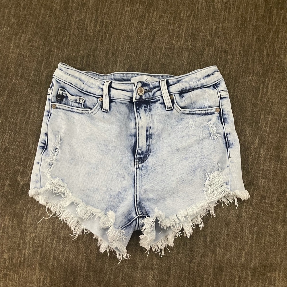 KAN CAN high waist denim shorts